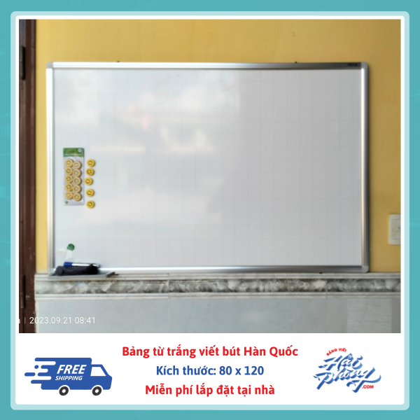 Bảng từ trắng viết bút Hàn Quốc