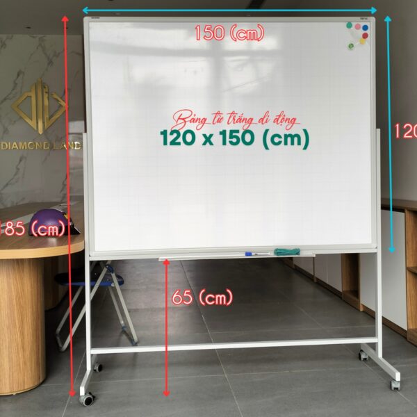 Bảng di động trắng 1.2 x 1.5m