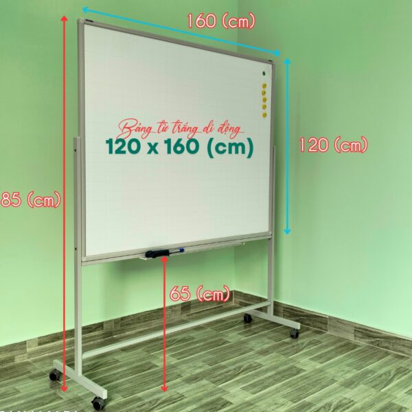 Bảng di động trắng 1.2 x 1.6m