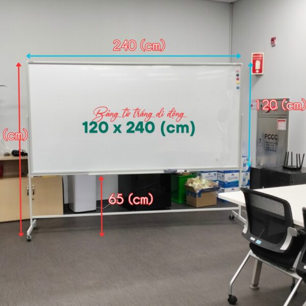 Bảng di động trắng 1.2 x 2.4m