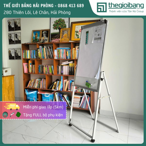 Bảng Flipchart up side down Han Quoc 60 x 100cm
