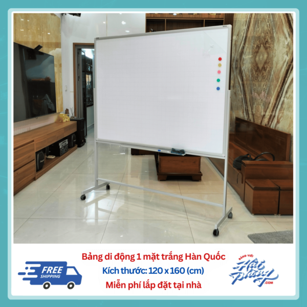 Bảng di động trắng 1.2 x 1.6m