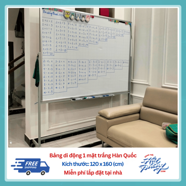 Bảng di động trắng 1.2 x 1.6m