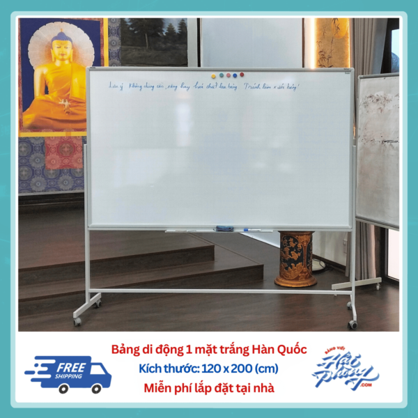 Bảng di động trắng 120 x 200 (cm) (2)