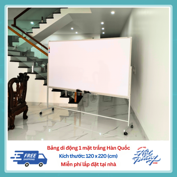 Bảng di động trắng 120 x 220 (cm)