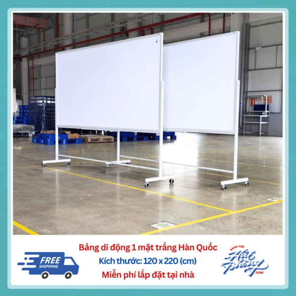 Bảng di động trắng 120 x 220 (cm)
