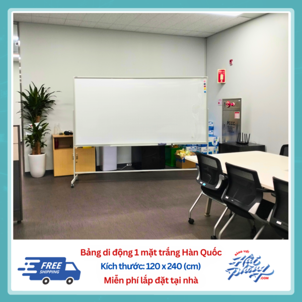 Bảng di động trắng 120 x 240 (cm) (2)