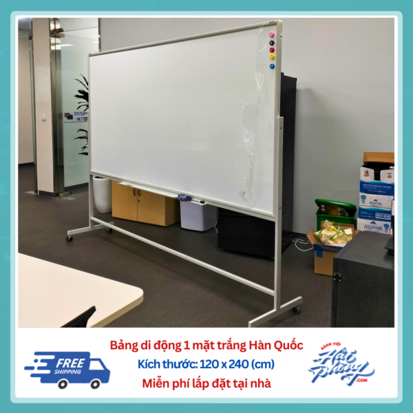 Bảng di động trắng 120 x 240 (cm) (2)