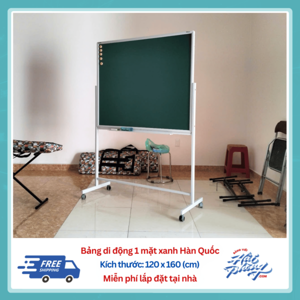 Bảng di động xanh 100 x 120