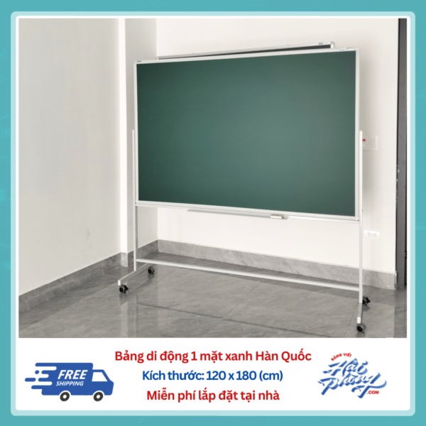 Bảng di động xanh 120 x 180 (cm)