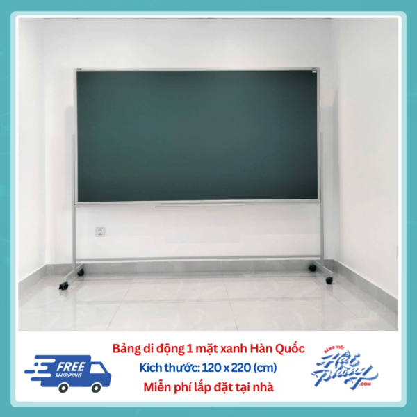 Bảng di động xanh 120 x 220 (cm)