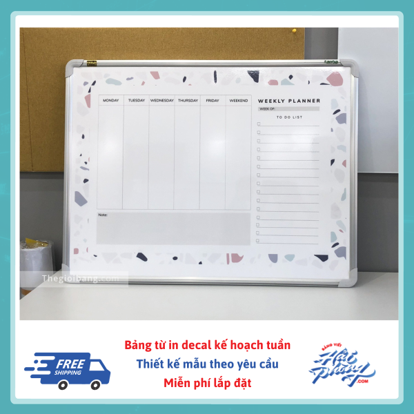 Bảng kế hoạch tuần weeky planner 2