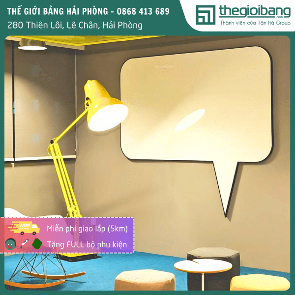 Bảng từ trắng treo tường không khung special