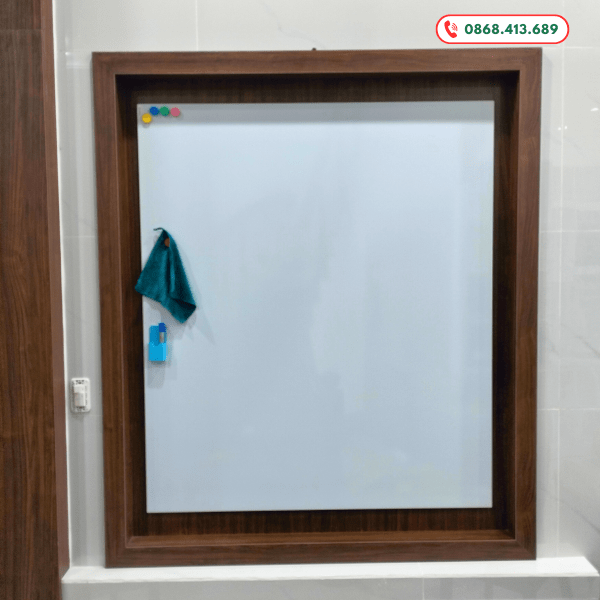 Bảng từ trắng treo tường không khung viền bề mặt Hàn Quốc Dongkuk Korea