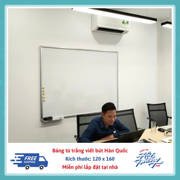 Bảng từ trắng 120x160 (cm)