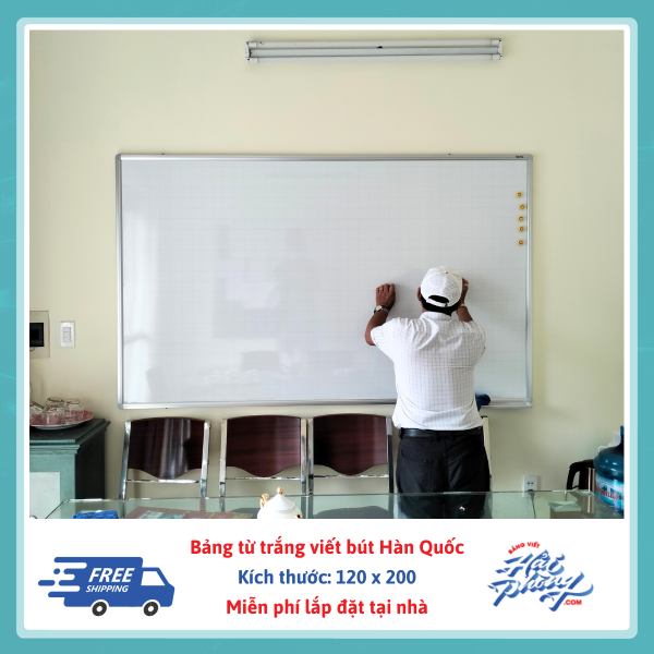 Bảng từ trắng 120x200 (cm)
