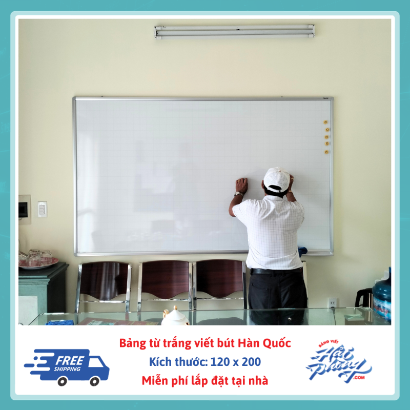 Bảng từ trắng 120x200 (cm)