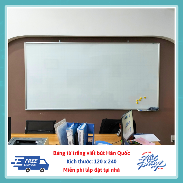 Bảng từ trắng 1200x2400 (mm)
