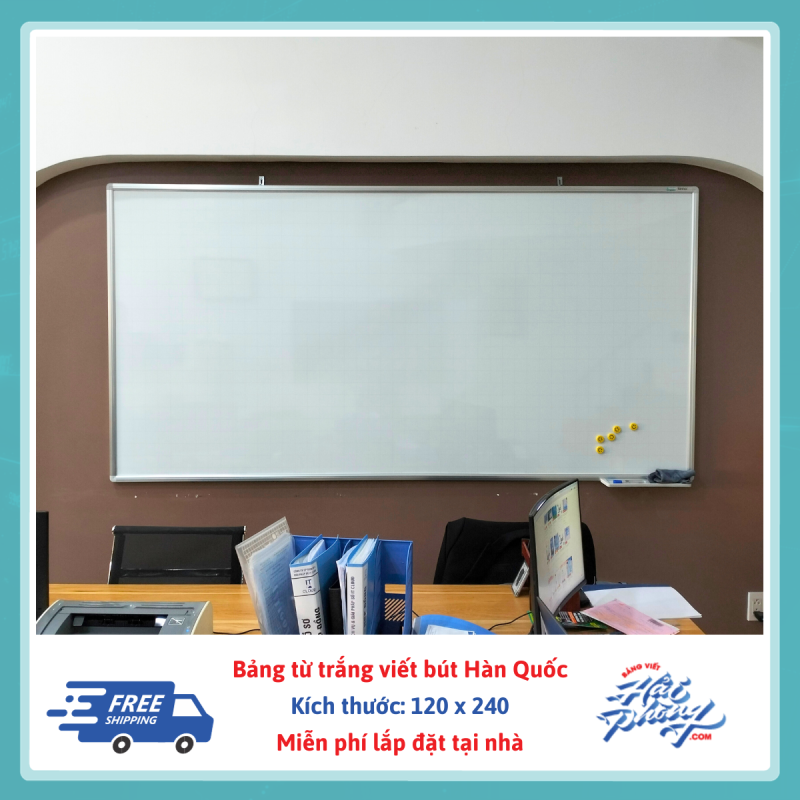 Bảng từ trắng 1200x2400 (mm)
