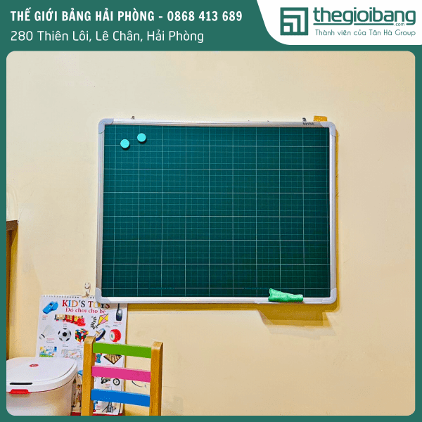 Bang tu xanh ke o ly Easyboard 60 x 80 (cm)