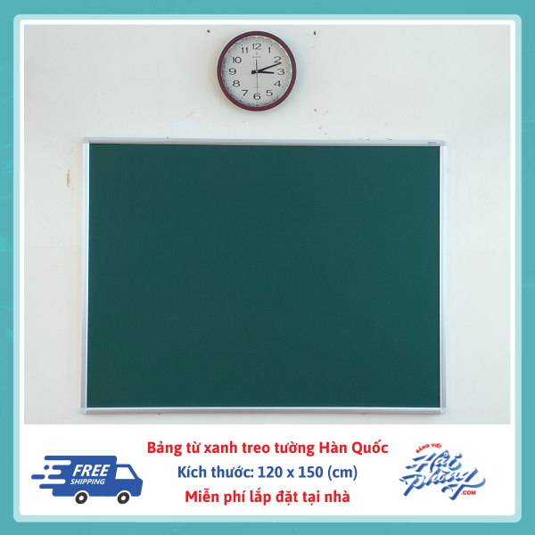 Bang tu xanh treo tuong Han Quoc 120 x 150