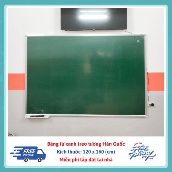 Bang tu xanh treo tuong Han Quoc 120 x 160
