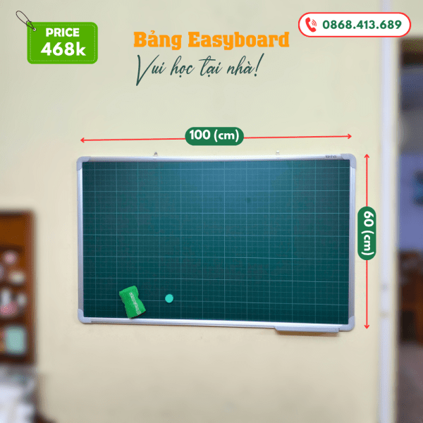 Bang tu xanh ke o ly Easyboard 60 x 100 (cm)