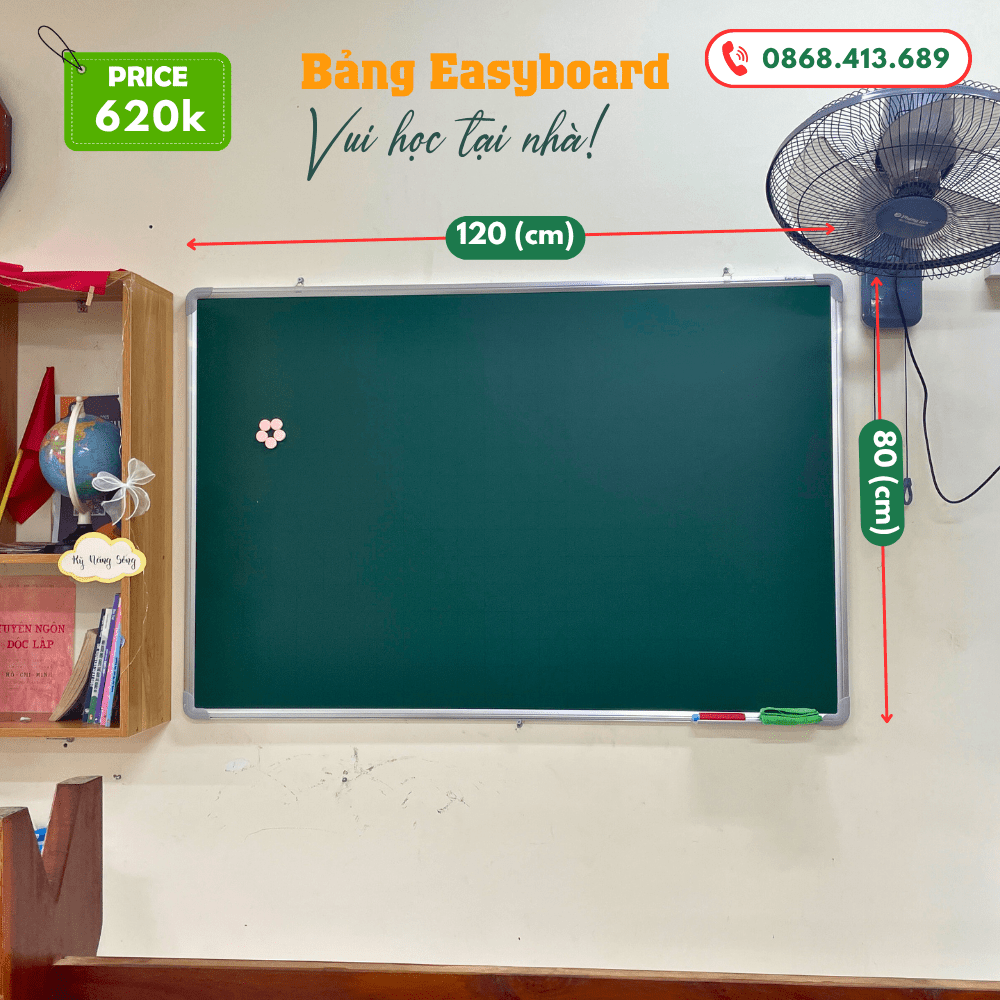 F12M0812X200 Bang tu xanh Easyboard 80 x 100 (cm) (2)