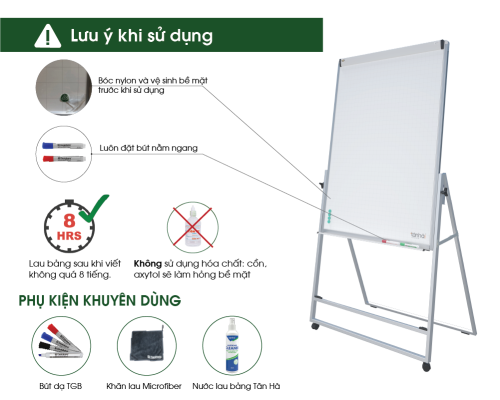 Lưu ý khi sử dụng bảng Flipchart