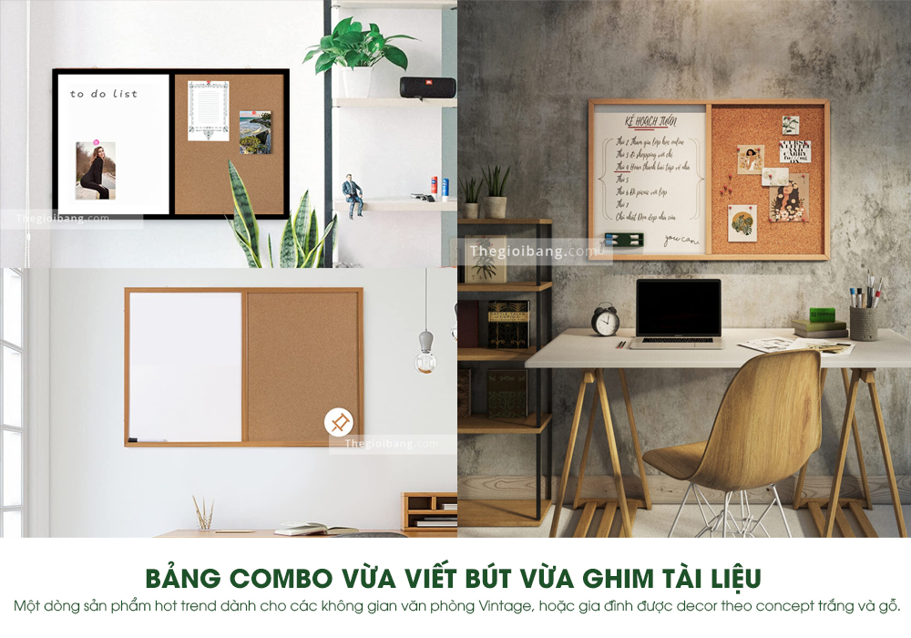 Bảng ghim Lie và viết bề mặt Melamin (Foocmica)