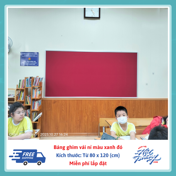 Bang ghim treo tuong mau do khung nhom (3)