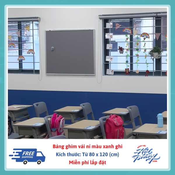 Bang ghim treo tuong mau ghi khung nhom (2)