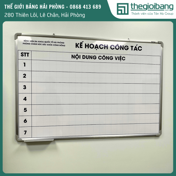 Bảng kế hoạch công việc (4)