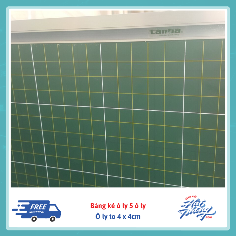 Bảng kẻ ô ly với 5 ô ly to