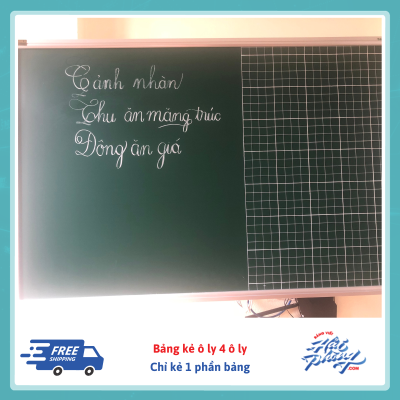  Bảng kẻ 1 phần bảng với 4 ô ly