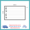 Bảng khuông nhạc dán decal PP
