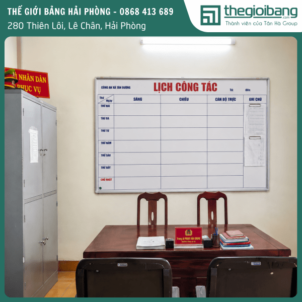 Bảng lịch công tác tuần