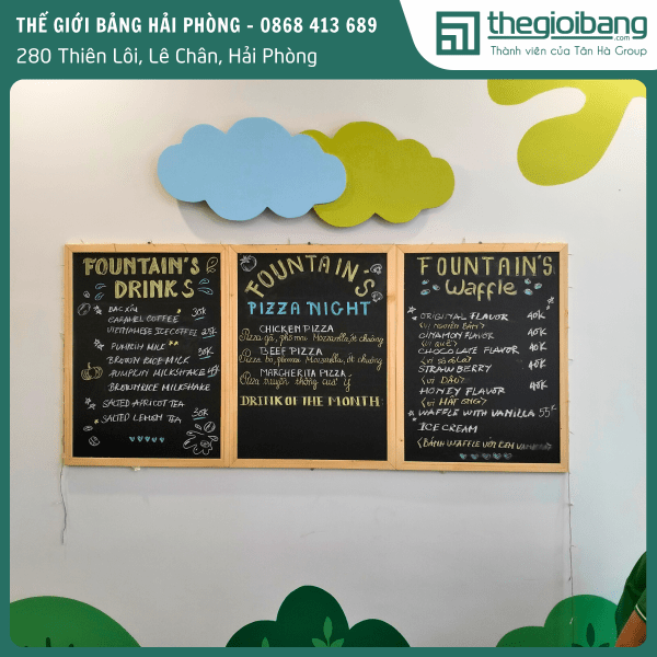 Bang menu Standa mat Melamin