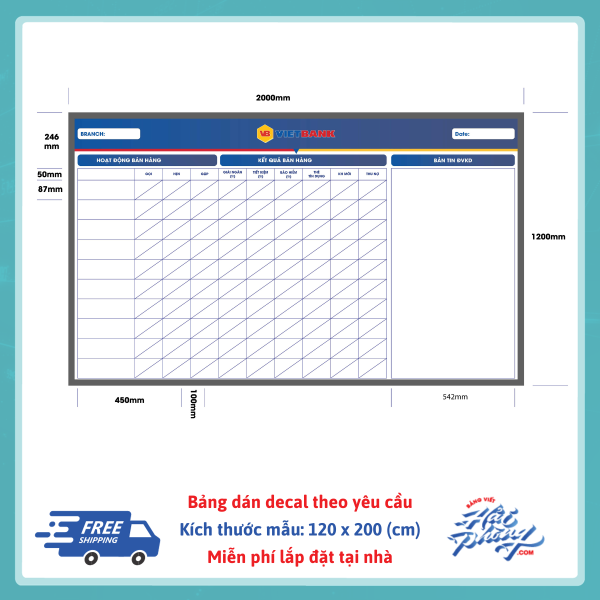 Bang theo doi chi tieu ngan hang