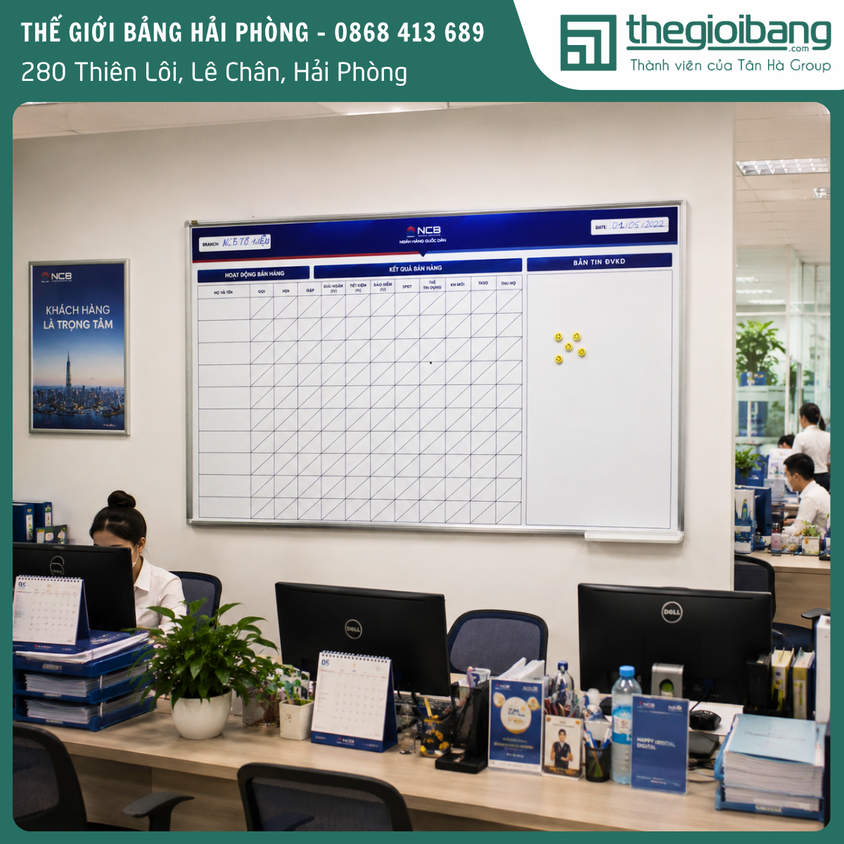 Bảng theo dõi chỉ tiêu ngân hàng NCB Bảng theo dõi chỉ tiêu ngân hàng NCB