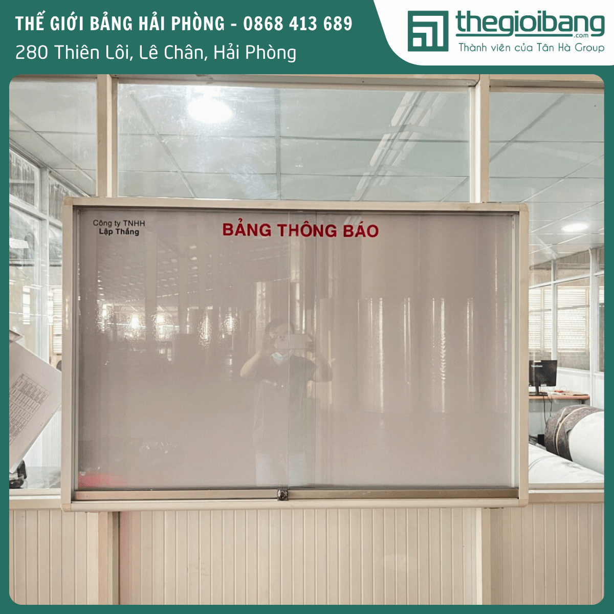 Bang thong tin treo tuong co kinh lua Bang thong tin treo tuong co kinh lua