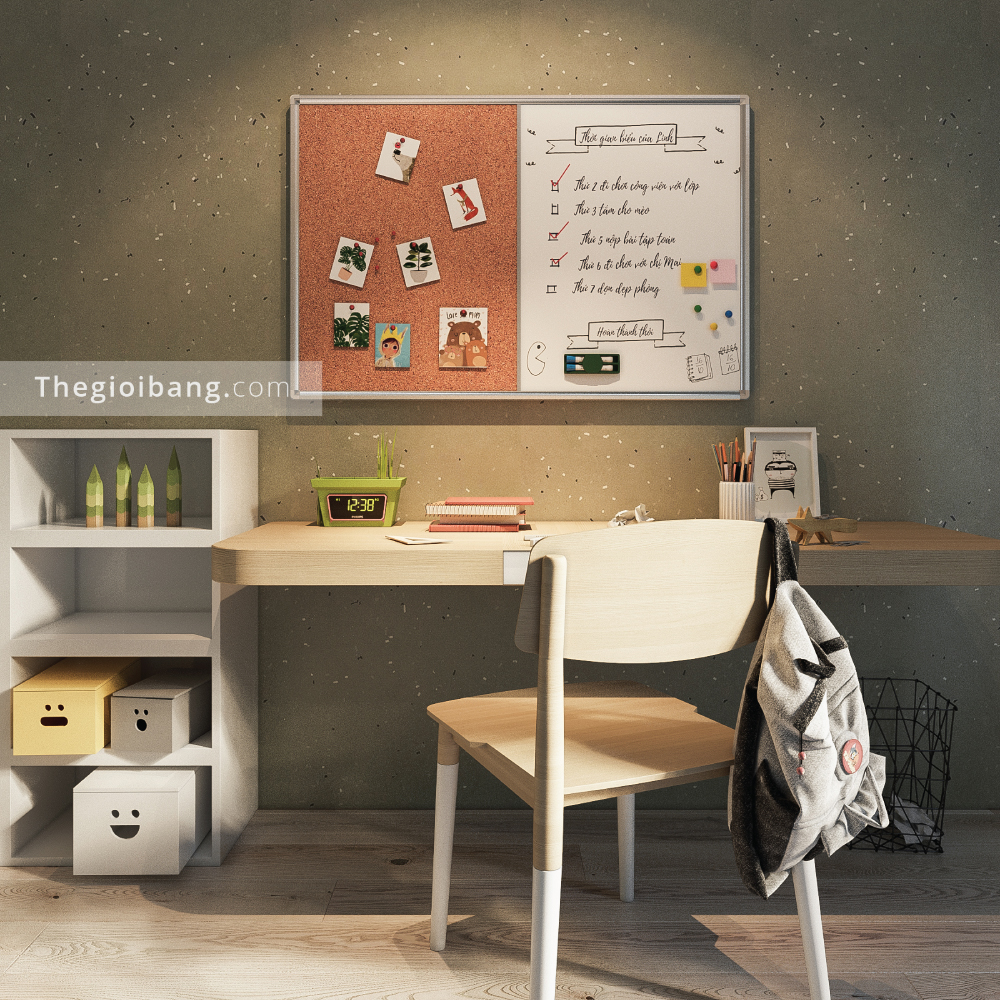 Đặc điểm nổi bật bảng từ trắng và ghim lie