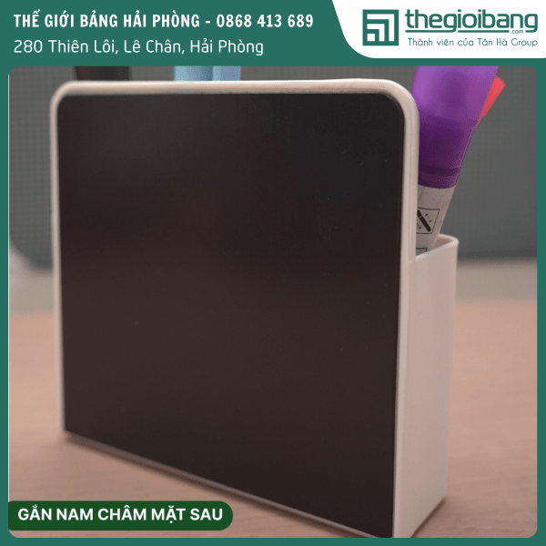 Hộp đựng bút đôi có nam châm gắn bảng (2)