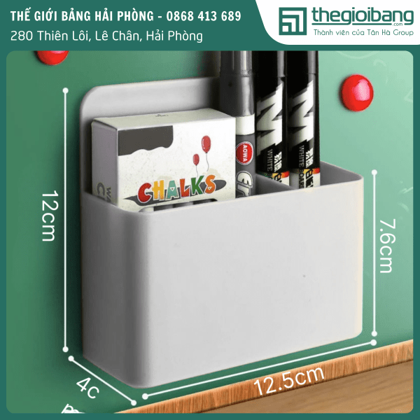 Hộp đựng bút đôi có nam châm gắn bảng (5)