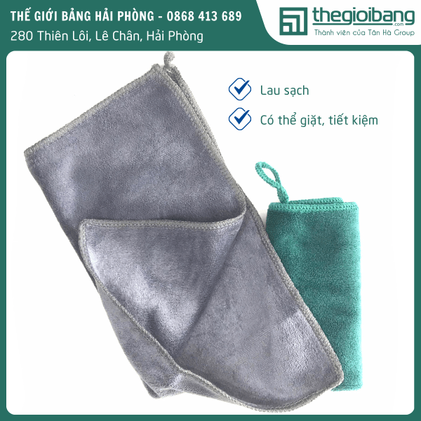 Khăn lau vải microfiber