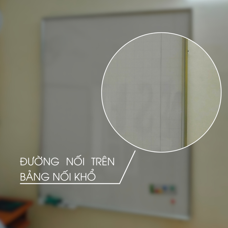 Đường nối trên bảng có kích thước bảng từ nối khổ