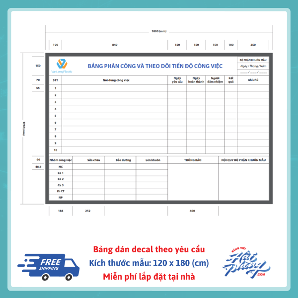 bang theo doi tien do cong viec