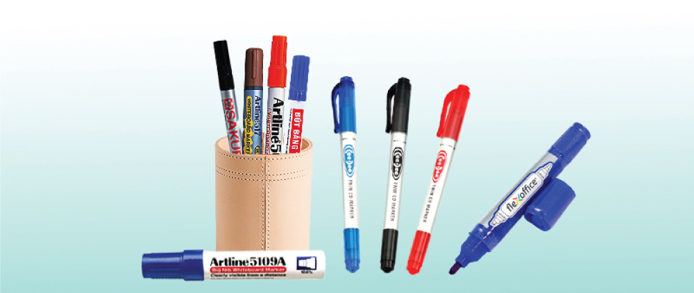 Một số loại bút lông dầu thường thấy trên thị trường