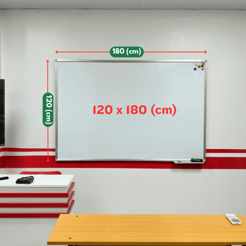 kích thước bảng trắng 120x180cm