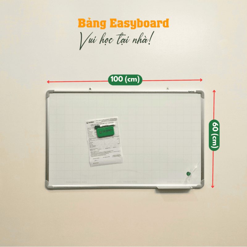 kích thước bảng trắng 60x100cm